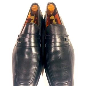 Magnanni for Neiman Marcus Men's Black Shoe Loafer